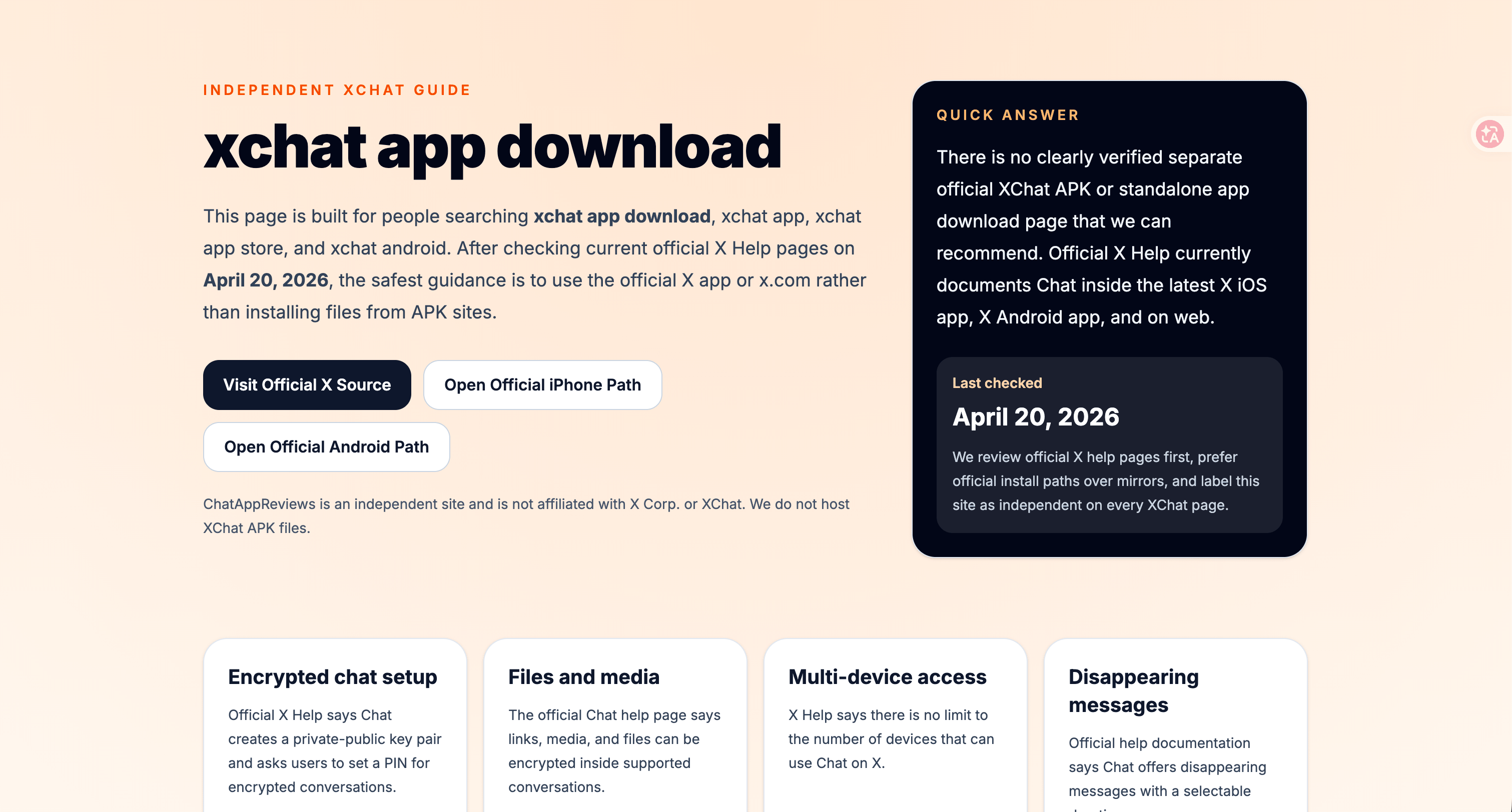 ChatAppReviews screenshot 1